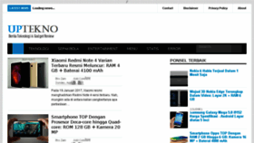 What Uptekno.blogspot.com website looked like in 2017 (6 years ago)