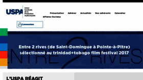 What Uspa.fr website looked like in 2017 (6 years ago)