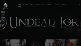 What Undeadlords.net website looked like in 2017 (6 years ago)