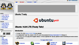 What Ubuntuguide.org website looked like in 2017 (8 years ago)