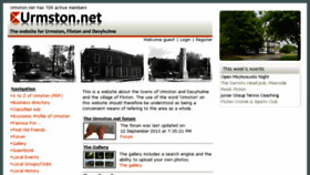 What Urmston.net website looked like in 2017 (6 years ago)