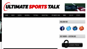 What Ultimatesportstalk.com website looked like in 2017 (6 years ago)