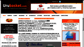 What Urubasket.com website looked like in 2017 (6 years ago)
