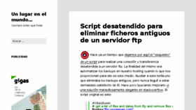 What Unlugarenelmundo.es website looked like in 2017 (6 years ago)