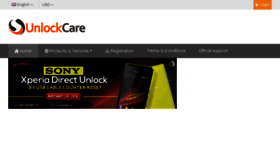 What Unlockcare.us website looked like in 2017 (6 years ago)