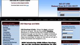 What Usabearingsandbelts.com website looked like in 2017 (6 years ago)
