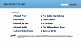 What Unblockme.net website looked like in 2017 (6 years ago)