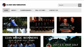 What Usdeafgolf.org website looked like in 2017 (6 years ago)
