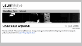 What Uzunhikaye.org website looked like in 2017 (6 years ago)