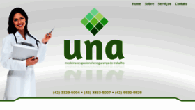 What Unaparana.com.br website looked like in 2017 (6 years ago)