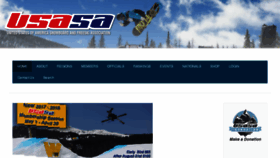 What Usasa.org website looked like in 2017 (6 years ago)