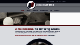 What Usprecisionmold.com website looked like in 2017 (6 years ago)