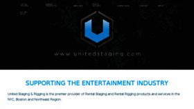 What Unitedstaging.com website looked like in 2017 (6 years ago)