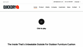 What Urecelquickdry.com website looked like in 2017 (6 years ago)