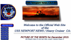 What Uss-newport-news.com website looked like in 2017 (6 years ago)