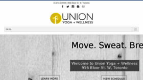 What Unionyogastudio.ca website looked like in 2017 (6 years ago)