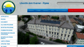 What Ucenickidomkvarner.hr website looked like in 2017 (6 years ago)