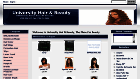 What Univbeauty.com website looked like in 2017 (6 years ago)