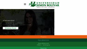 What Unisimon.edu.co website looked like in 2017 (6 years ago)