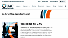 What Uac.org.au website looked like in 2017 (6 years ago)