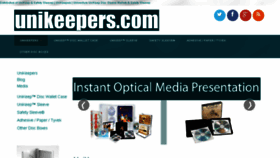 What Unikeepers.com website looked like in 2017 (6 years ago)