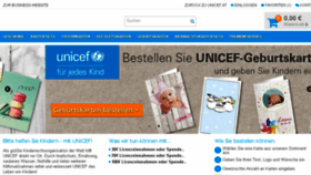 What Unicef-karten.at website looked like in 2017 (6 years ago)