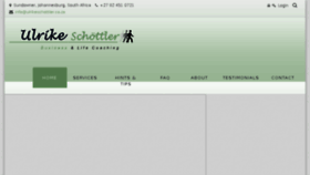 What Ulrikeschottler.co.za website looked like in 2017 (6 years ago)