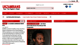 What Ukzambians.co.uk website looked like in 2017 (6 years ago)