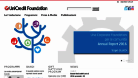 What Unicreditfoundation.org website looked like in 2017 (8 years ago)