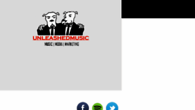 What Unleashedmusic.com website looked like in 2017 (6 years ago)