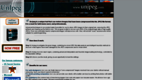What Unjpeg.com website looked like in 2017 (6 years ago)