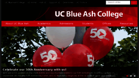 What Ucblueash.edu website looked like in 2017 (6 years ago)