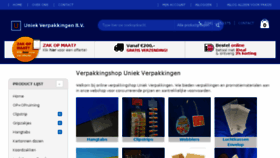 What Uniekverpakkingen.nl website looked like in 2017 (6 years ago)
