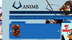 What Uanime.com website looked like in 2017 (6 years ago)