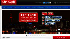 What Urcell.ca website looked like in 2017 (6 years ago)