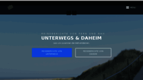 What Unterwegsunddaheim.de website looked like in 2017 (6 years ago)