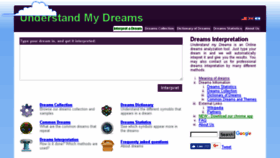 What Understandmydreams.com website looked like in 2017 (6 years ago)