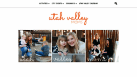 What Utahcountymoms.com website looked like in 2017 (6 years ago)