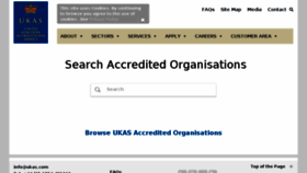 What Ukas.org website looked like in 2017 (6 years ago)
