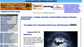 What Ukweatherworld.co.uk website looked like in 2017 (6 years ago)