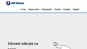 What Uspzdrowie.pl website looked like in 2017 (6 years ago)