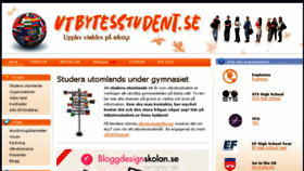 What Utbytesstudent.se website looked like in 2017 (7 years ago)