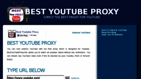 What Unblockerproxy.info website looked like in 2017 (6 years ago)