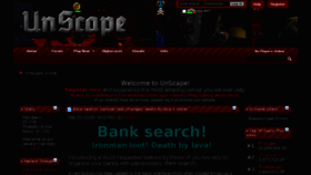 What Unscape-online.com website looked like in 2017 (6 years ago)