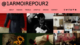 What Unearmoirepourdeux.fr website looked like in 2017 (6 years ago)
