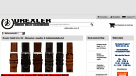What Uhrmacher-shop.com website looked like in 2017 (6 years ago)