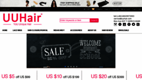 What Uuhair.com website looked like in 2017 (6 years ago)