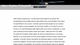 What Ugurceylan.com website looked like in 2017 (6 years ago)