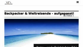 What Umdieweltreise.ch website looked like in 2017 (6 years ago)
