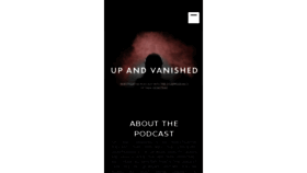 What Upandvanished.com website looked like in 2017 (6 years ago)